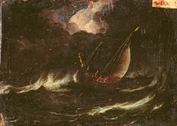 Tempête en mer